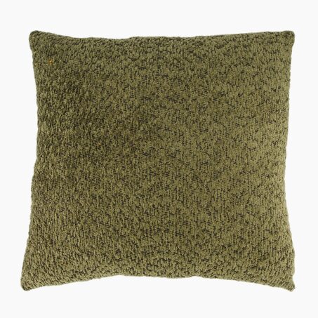 Coussin GAÏA coloris vert mousse 45 x 45 cm