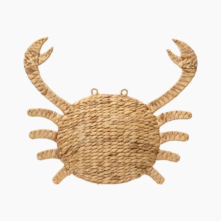 Trophée mural CRABE coloris beige