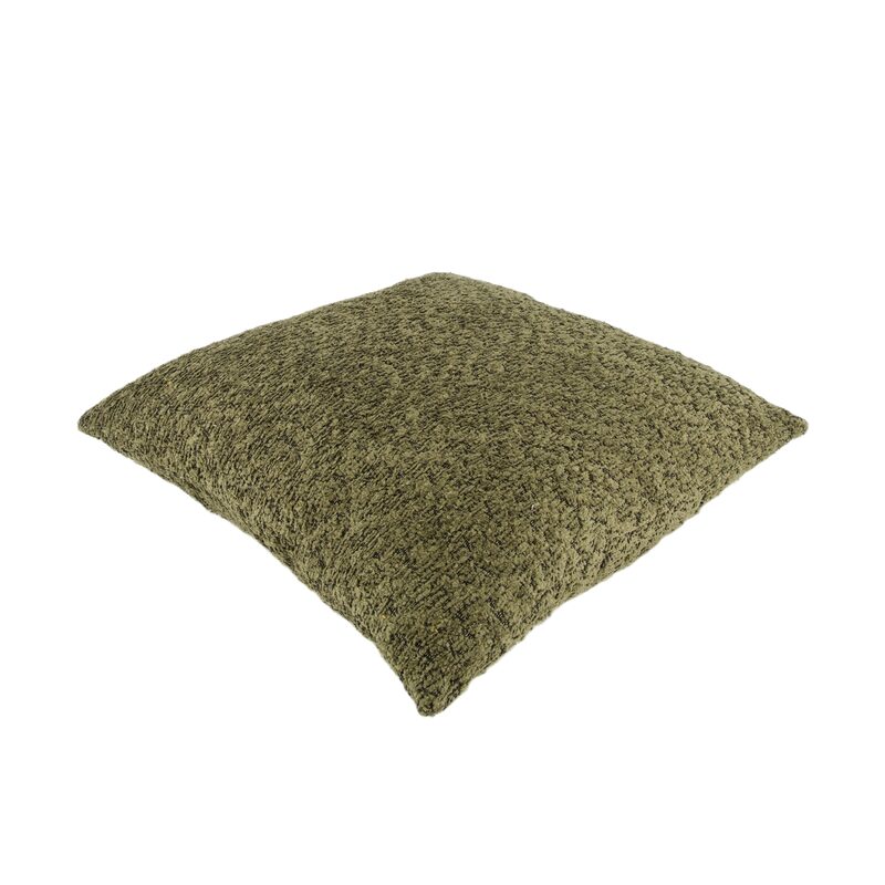 Coussin GAÏA coloris vert mousse 45 x 45 cm