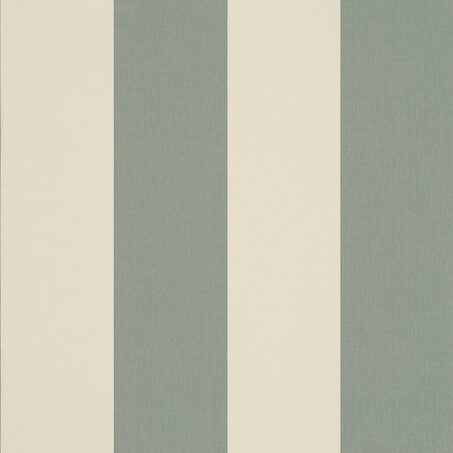 Papier peint vinyle PODIUM STRIPE vert de gris et blanc