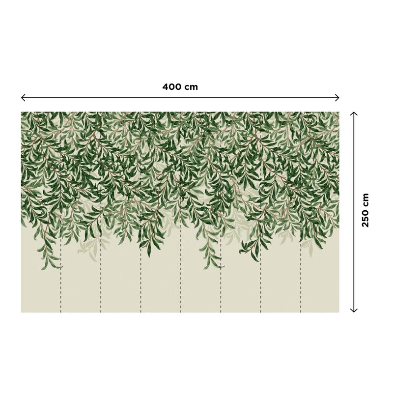 William Morris Papier peint panoramique XL WILLOW BOUGH XL 400 x 250 cm