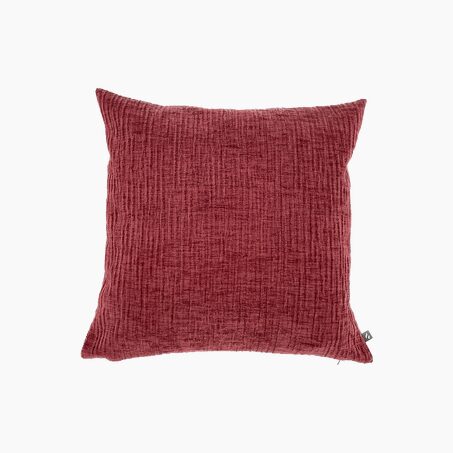 4MURS Coussin MEANDOR coloris rouge marsala 44 x 44 cm