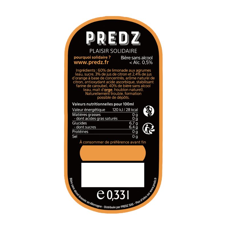 Bière PREDZ SPRITZ