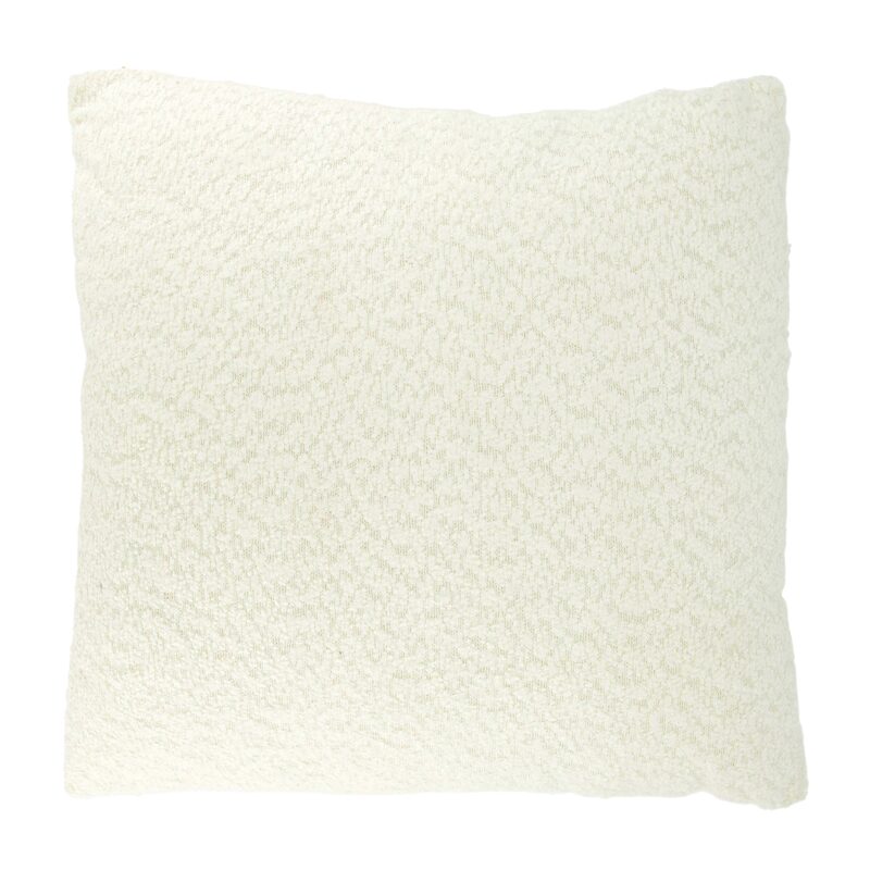 Coussin GAÏA coloris beige ficelle 45 x 45 cm