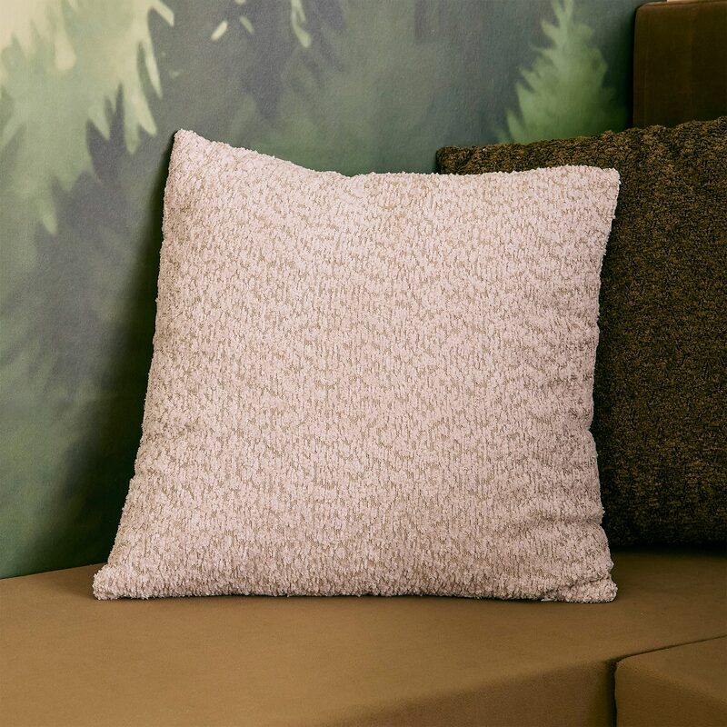 Coussin GAÏA coloris beige ficelle 45 x 45 cm