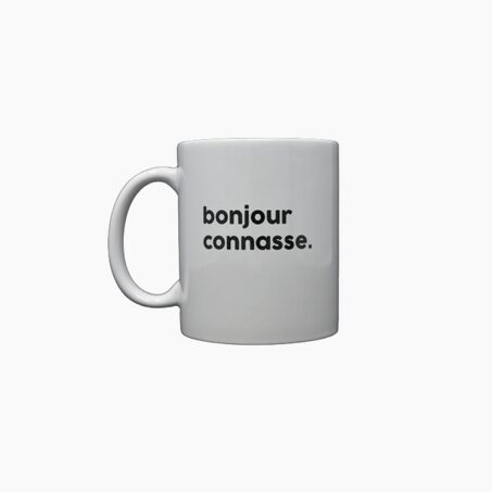 Félicie aussi Mug BONJOUR CONNASSE coloris blanc