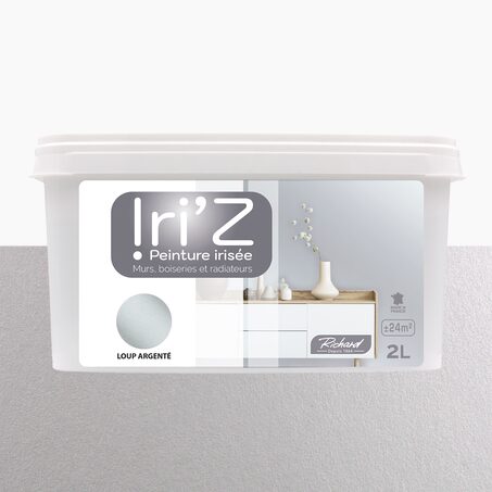 Richard Peinture IRIZ Acrylique loup argenté Brillant 2 L