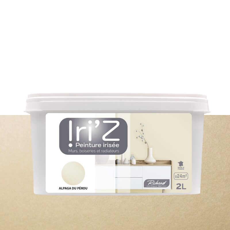 Peinture IRIZ Acrylique alpaga du Pérou Brillant 2 L