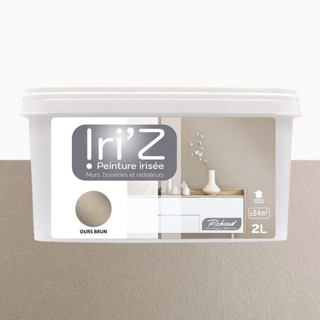 Richard Peinture IRIZ Acrylique ours brun Brillant 2 L