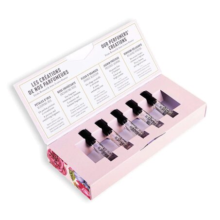 Coffret cosmétique COFFRET DÉCOUVERTE EAUX DE TOILETTE Rose, iris, fleur d'oranger, jasmin, verveine