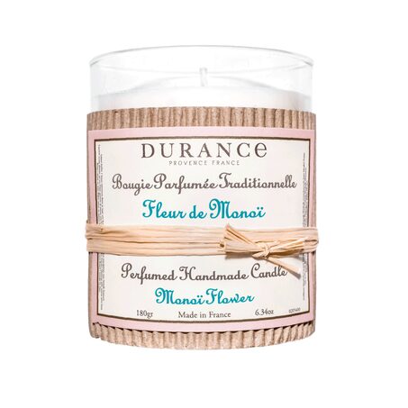 Durance Bougie parfumée TRADITIONNELLE Fleur de Monoi