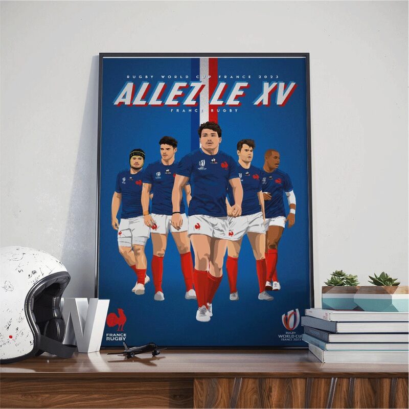 Affiche ALLEZ LE XV 40 x 60 cm