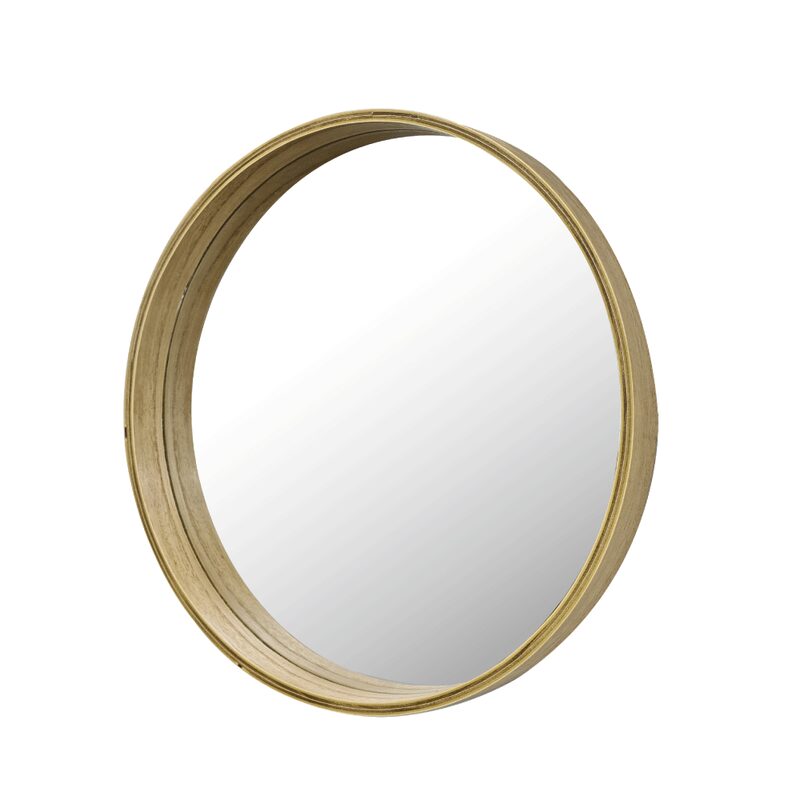 Miroir en bois BORJE beige