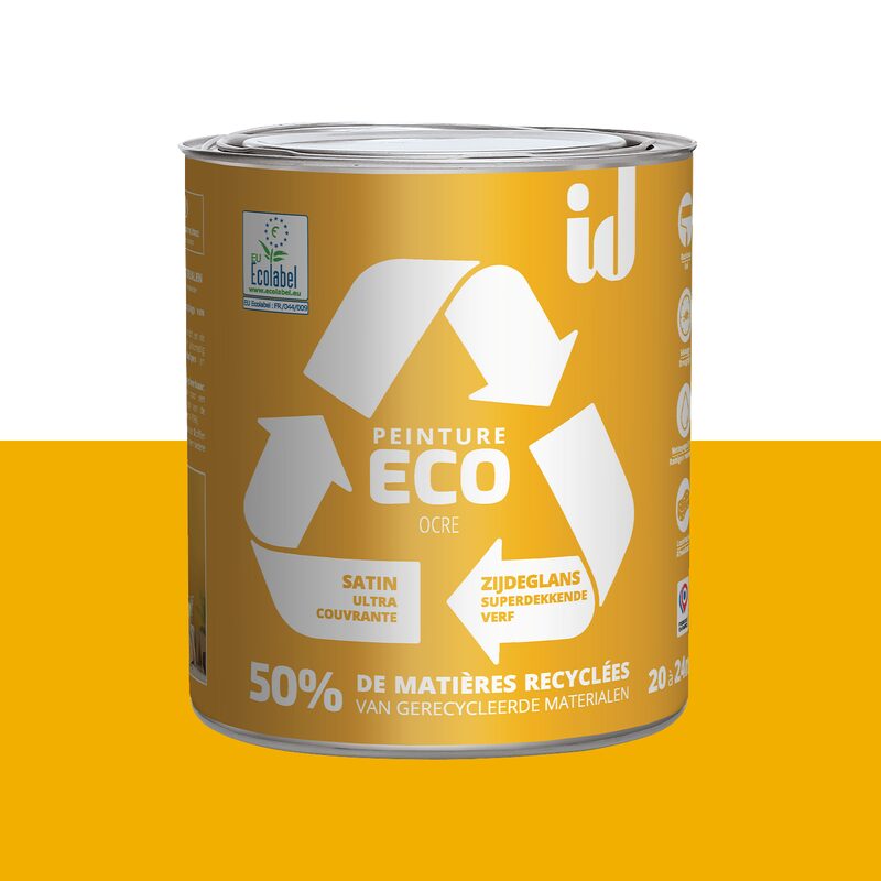 Peinture ECO Acrylique ocre Satiné 2 L