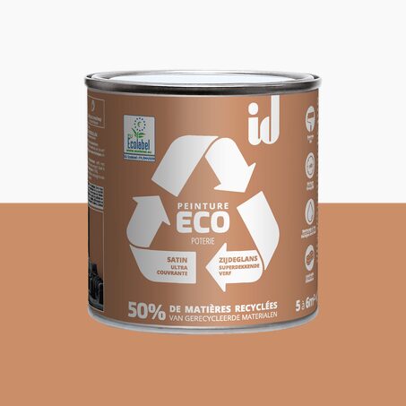 ECO ID Peinture ECO Acrylique poterie Satiné 0,5 L