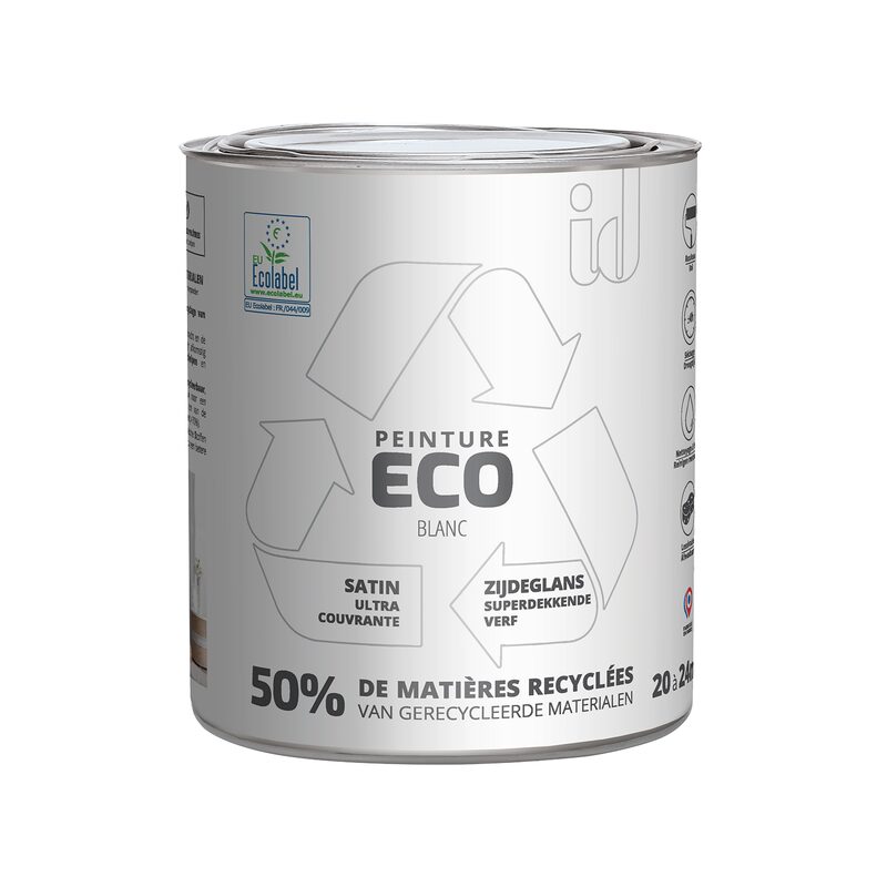 Peinture ECO Acrylique blanc Satiné 2 L