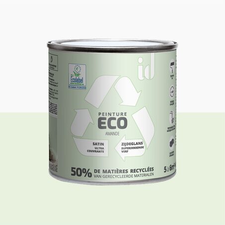 ECO ID Peinture ECO Acrylique amande Satiné 0,5 L