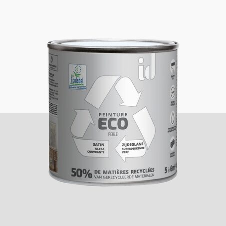 ECO ID Peinture ECO Acrylique gris perle Satiné 0,5 L