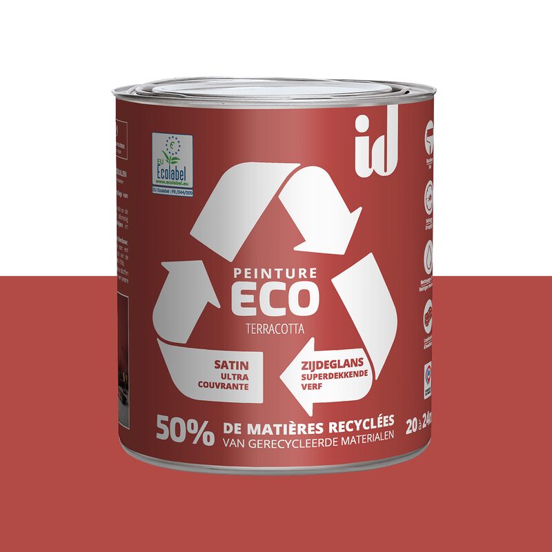 Peinture ECO Acrylique terracotta Satiné 2 L