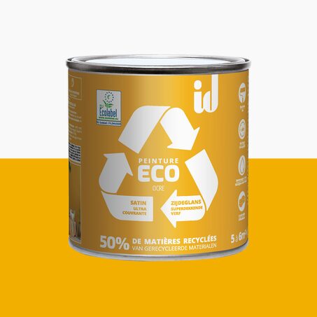 ECO ID Peinture ECO Acrylique ocre Satiné 0,5 L