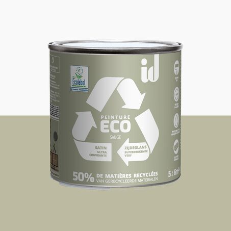 ECO ID Peinture ECO Acrylique sauge Satiné 0,5 L