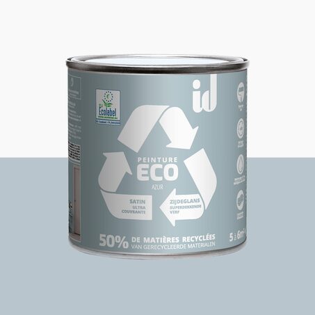 ECO ID Peinture ECO Acrylique azur Satiné 0,5 L