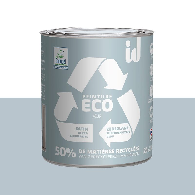 Peinture ECO Acrylique azur Satiné 2 L