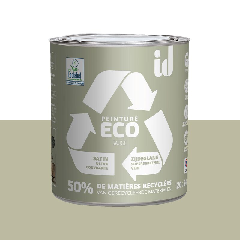 Peinture ECO Acrylique sauge Satiné 2 L