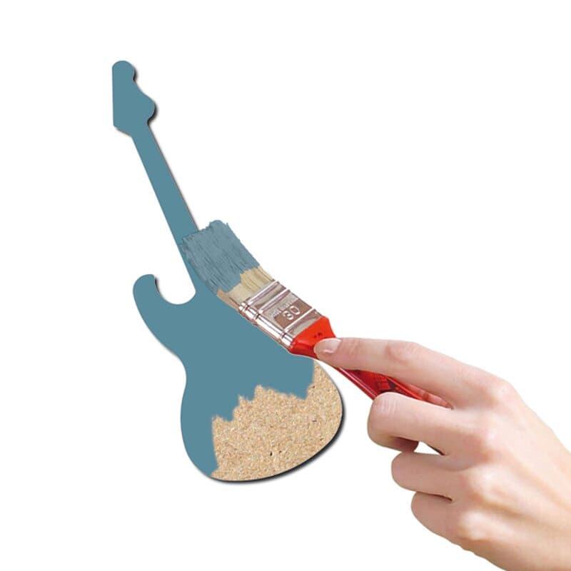 Guitare à décorer en bois ( MDF ) - Facile à peindre - Gomille